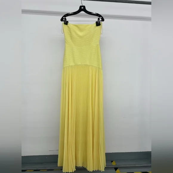 Alexis Yellow Strapless Maxi Dress - Picture 13 of 14